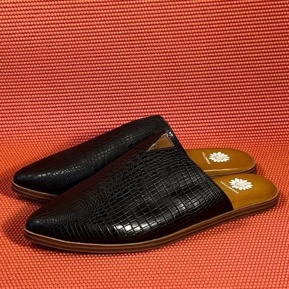 Yellow Box Women’s Novita Black Slip On Mules Size 8.5 New in Box - Picture 3 of 10